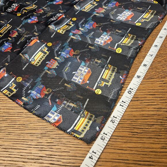 Teachers Scarf Schools and Busses 58"X14" - Picture 5 of 5